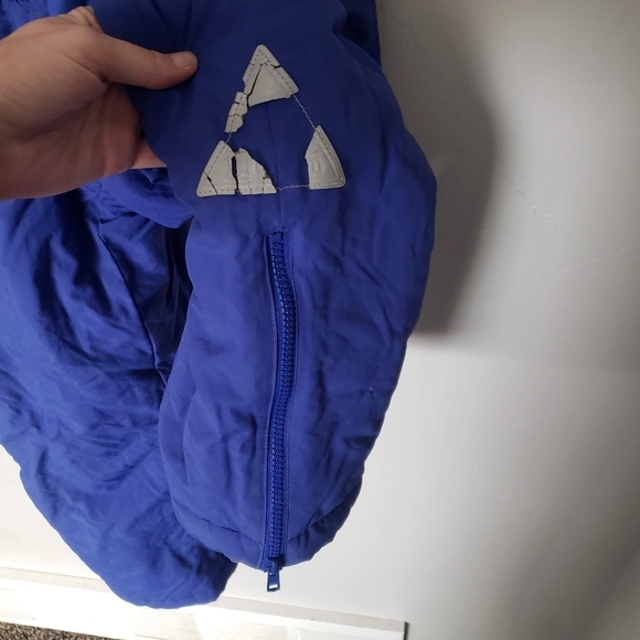 L.L. Bean Vintage Kids Medium 10/12 Royal Blue Snowsuit Bibs Winter One Piece - Picture 3 of 9